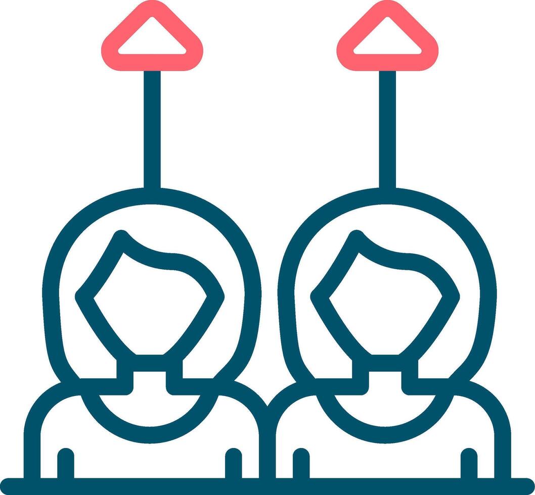 Same Approach Creative Icon Design vector