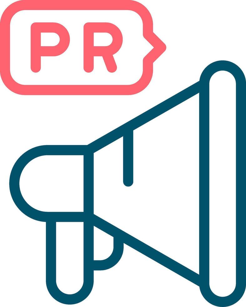 Public Relations Creative Icon Design vector