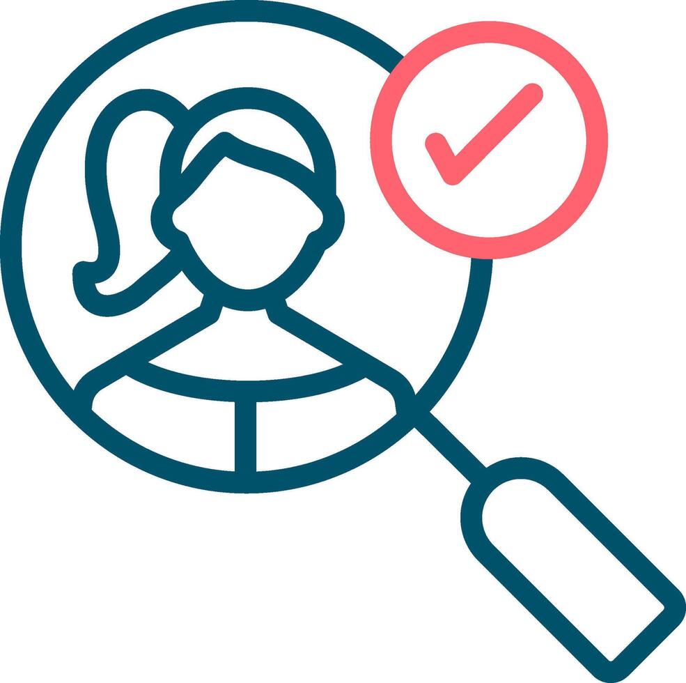 Customer Discovery Creative Icon Design vector