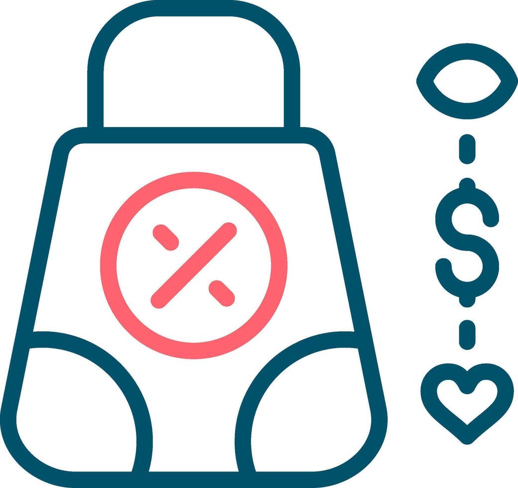 Consumer Behavior Creative Icon Design vector