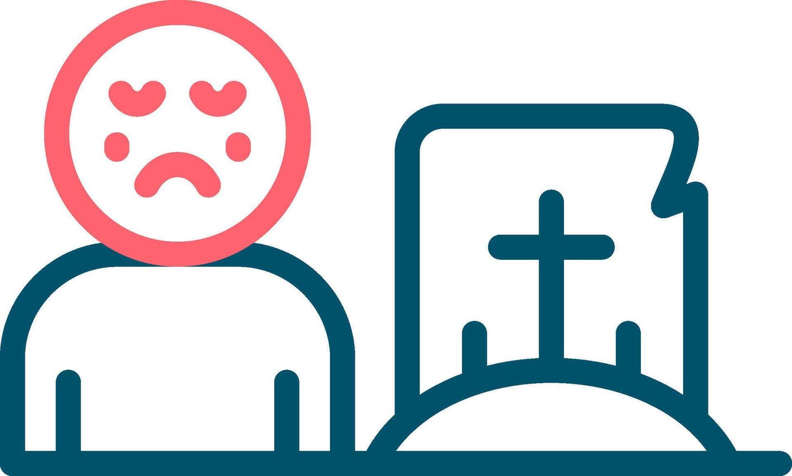 Grave Creative Icon Design vector