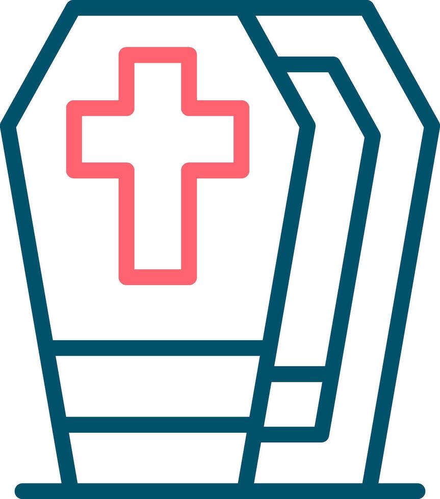 Coffin Creative Icon Design vector