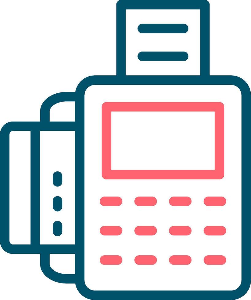 Card Machine Creative Icon Design vector