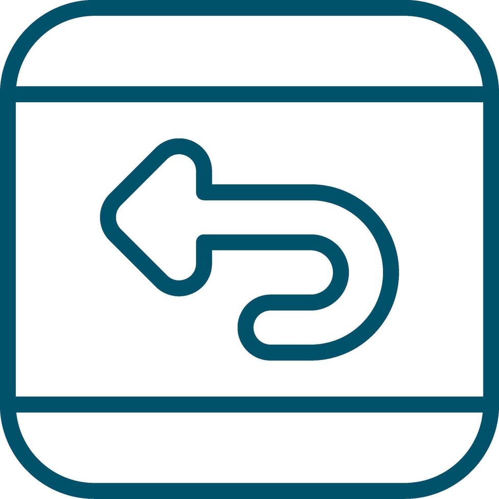 Undo Creative Icon Design vector