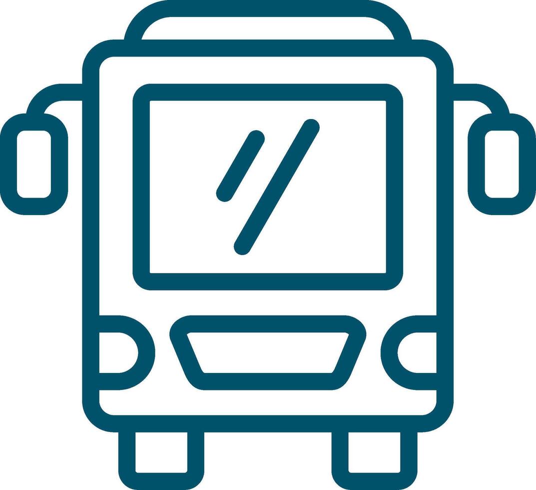 diseño de icono creativo de autobús vector