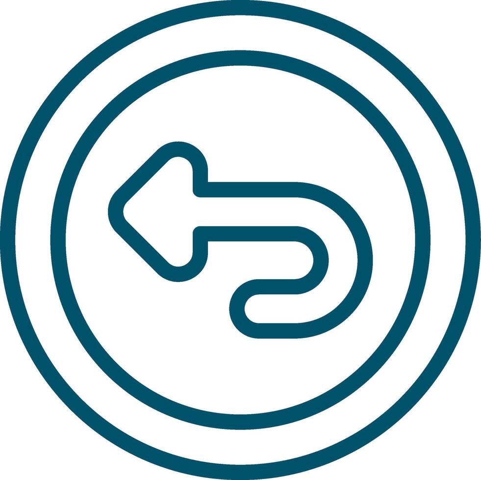 Undo Creative Icon Design vector