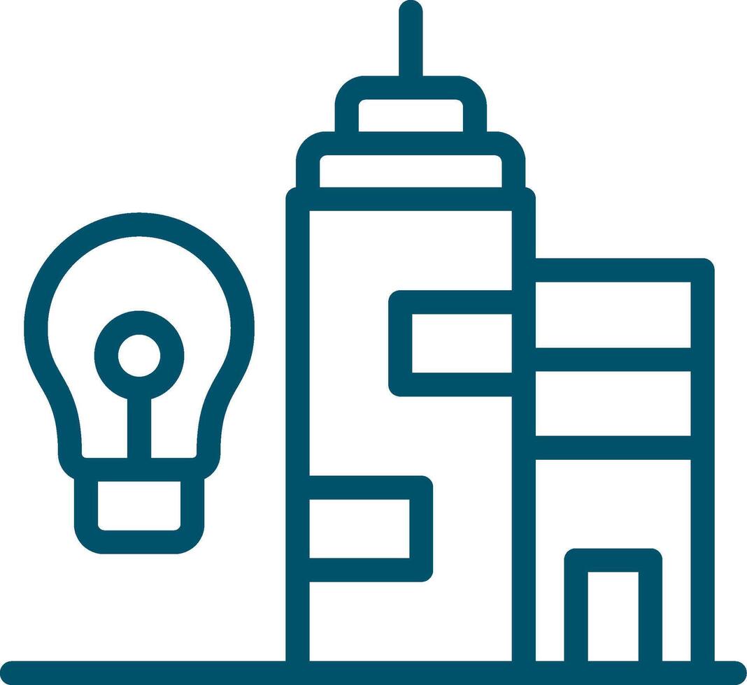 Building a Business Creative Icon Design vector