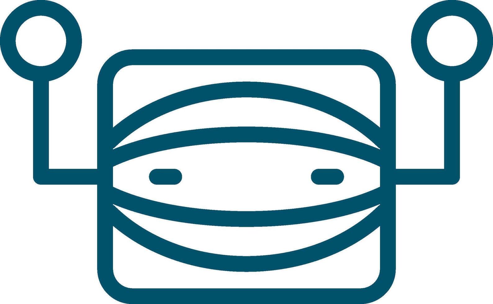 Virtual Assistant Creative Icon Design vector
