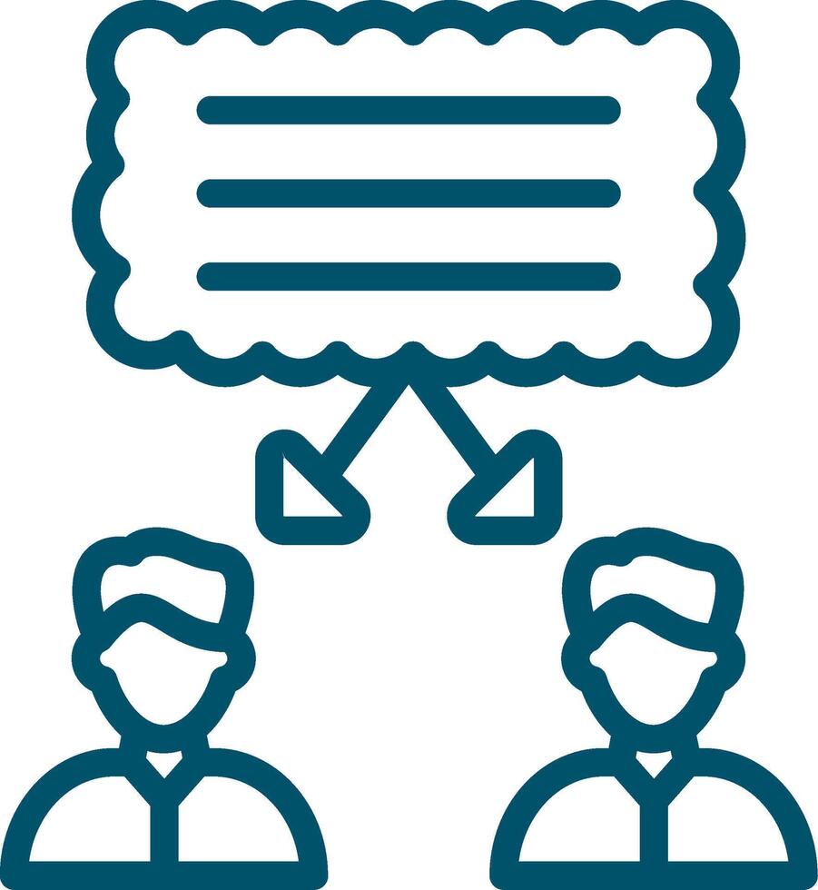 Line Two Color Design vector