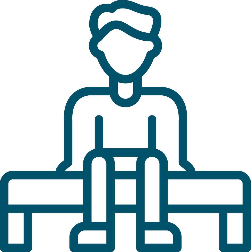 Loneliness Creative Icon Design vector