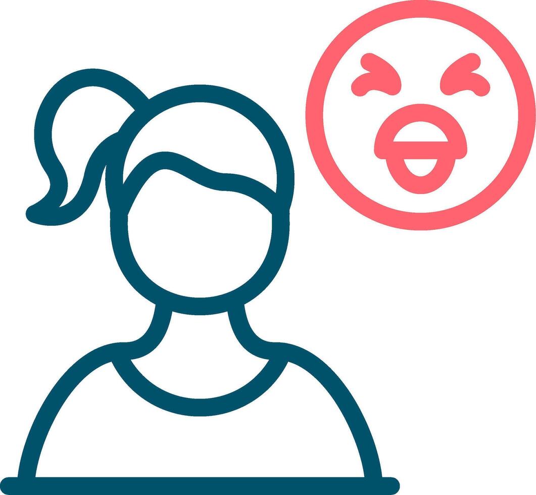 Disgusted Creative Icon Design vector