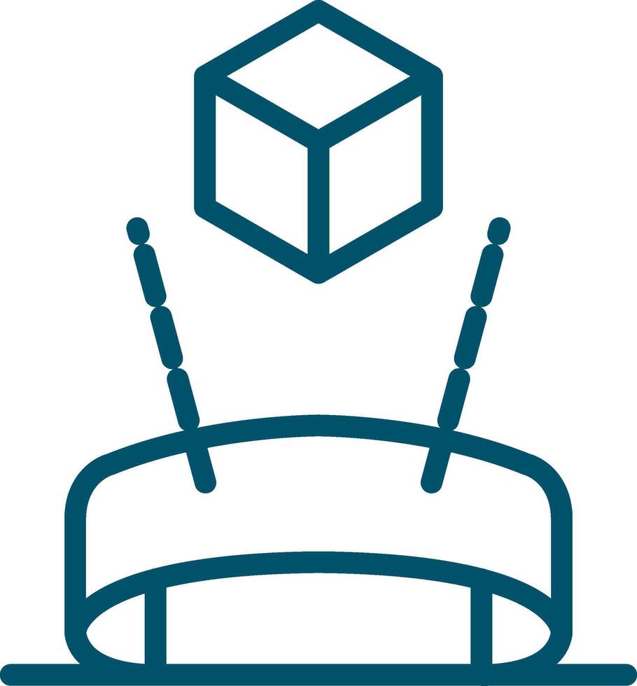 Head Up Display Creative Icon Design vector