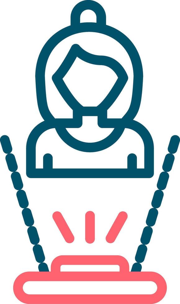 Hologram Creative Icon Design vector