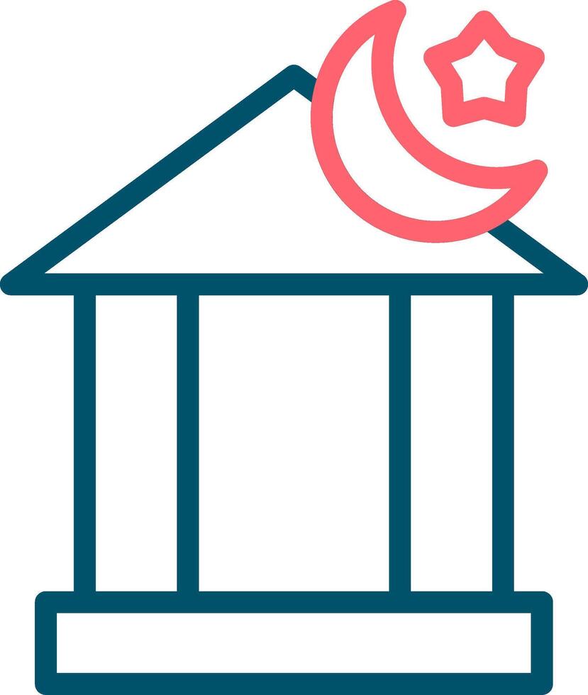 Islamic Banking Creative Icon Design vector