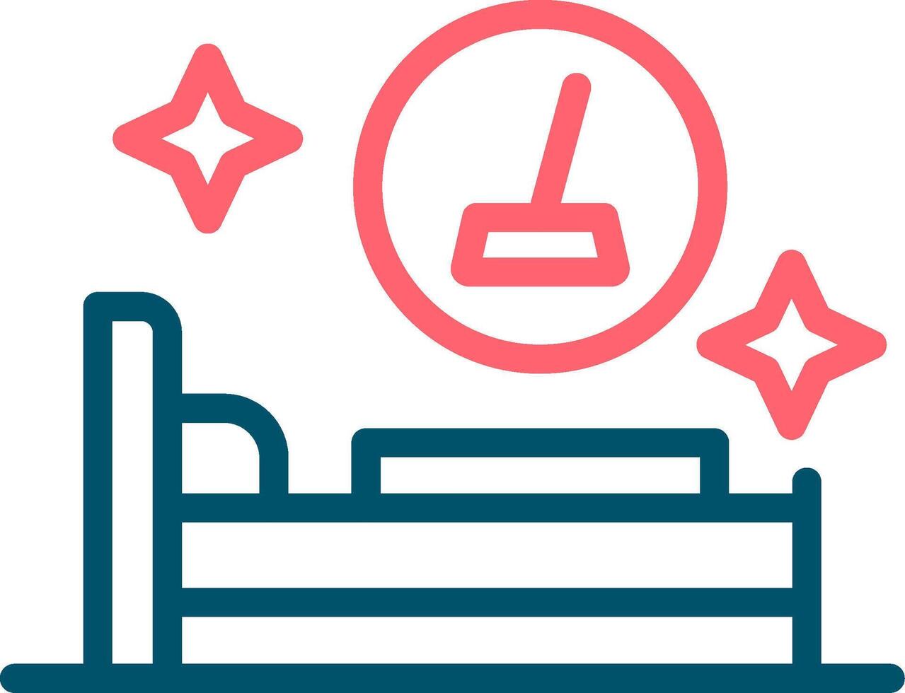 Airbnb Cleaning Creative Icon Design vector