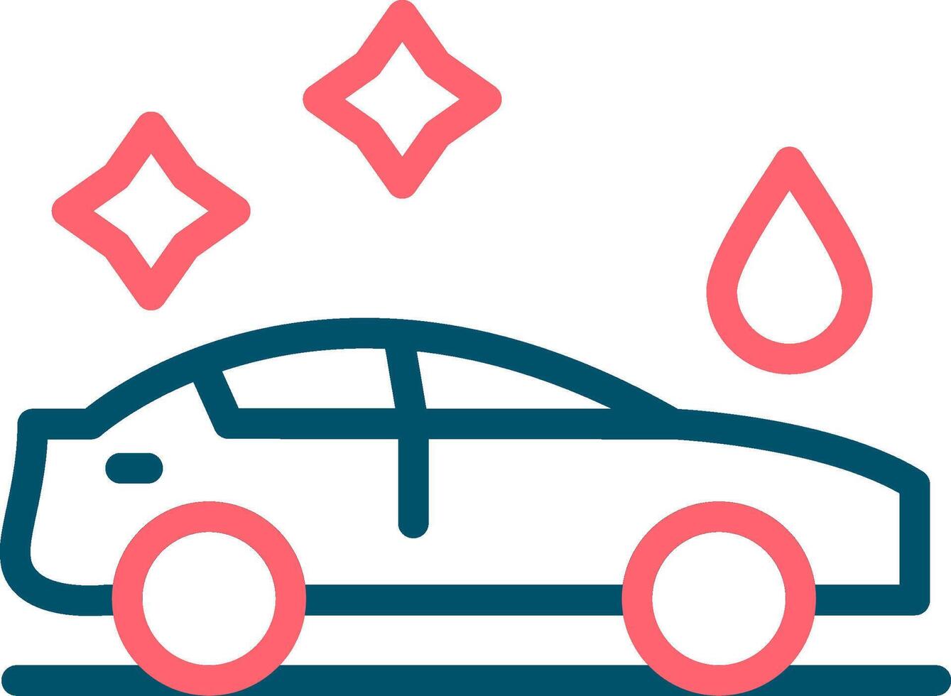 Car Wash Creative Icon Design vector