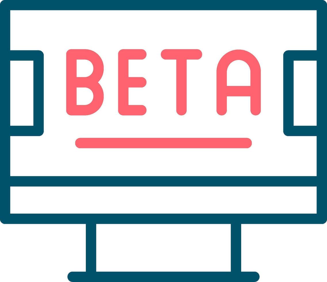beta creativo icono diseño vector