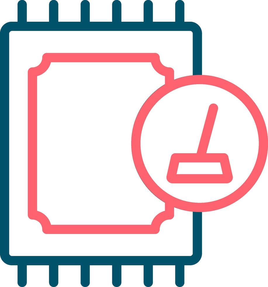 Carpet Cleaning Creative Icon Design vector