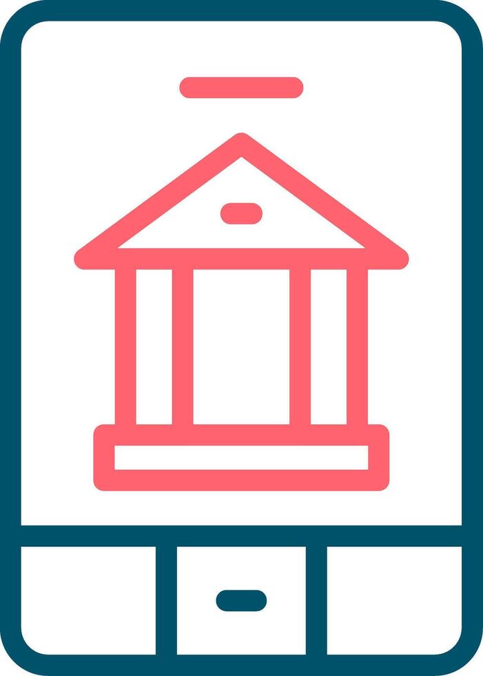 Banking App Creative Icon Design vector