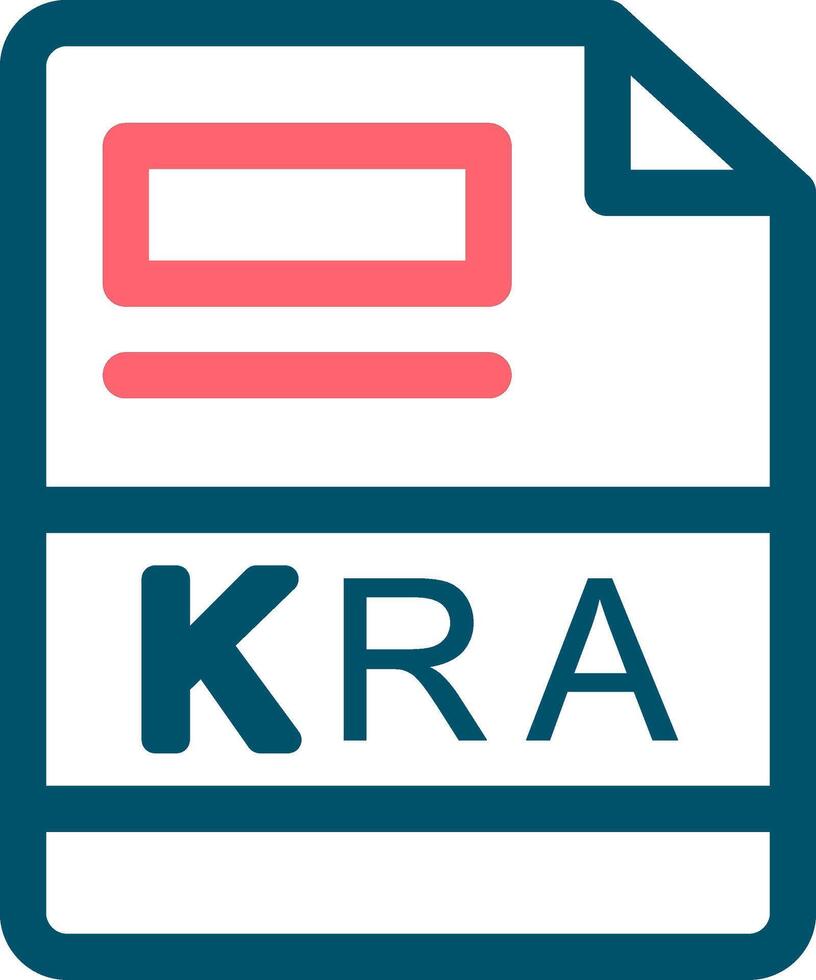 KRA Creative Icon Design vector