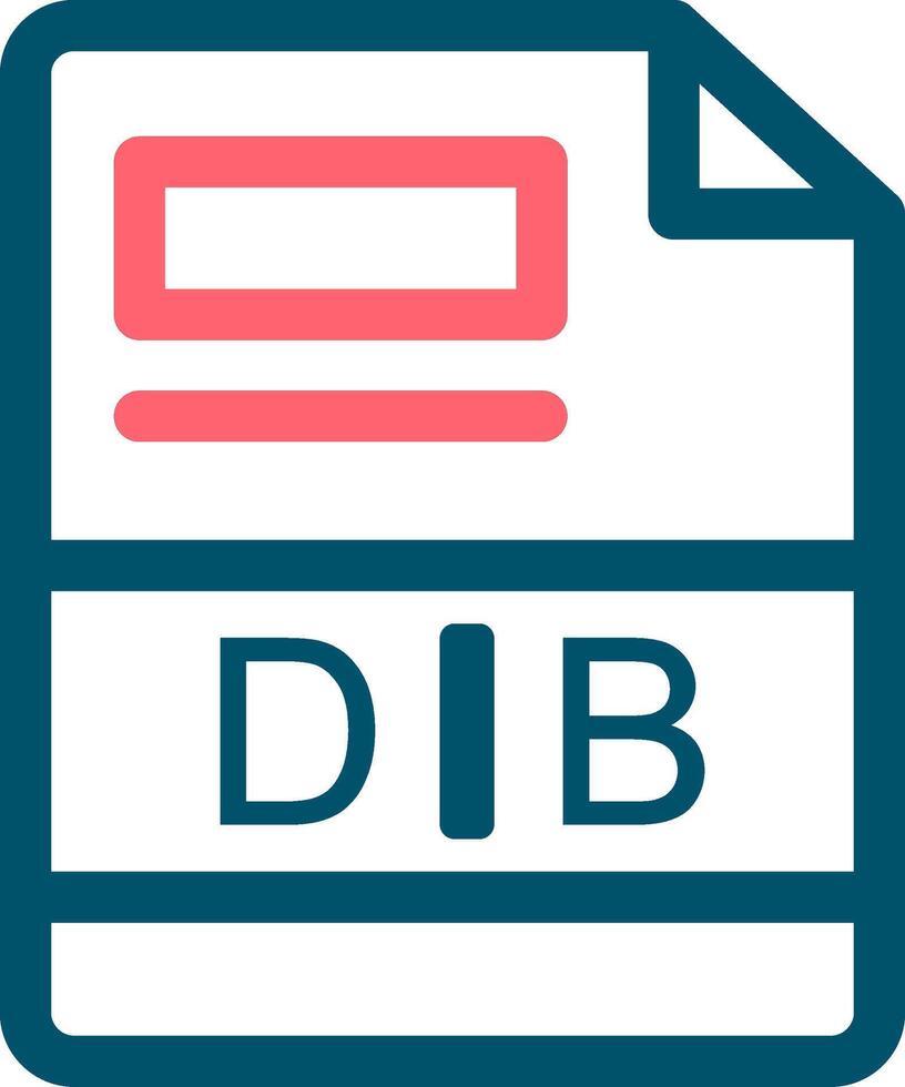 DIB Creative Icon Design vector