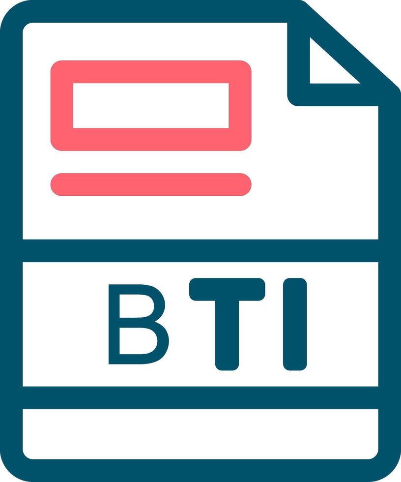 BTI Creative Icon Design vector