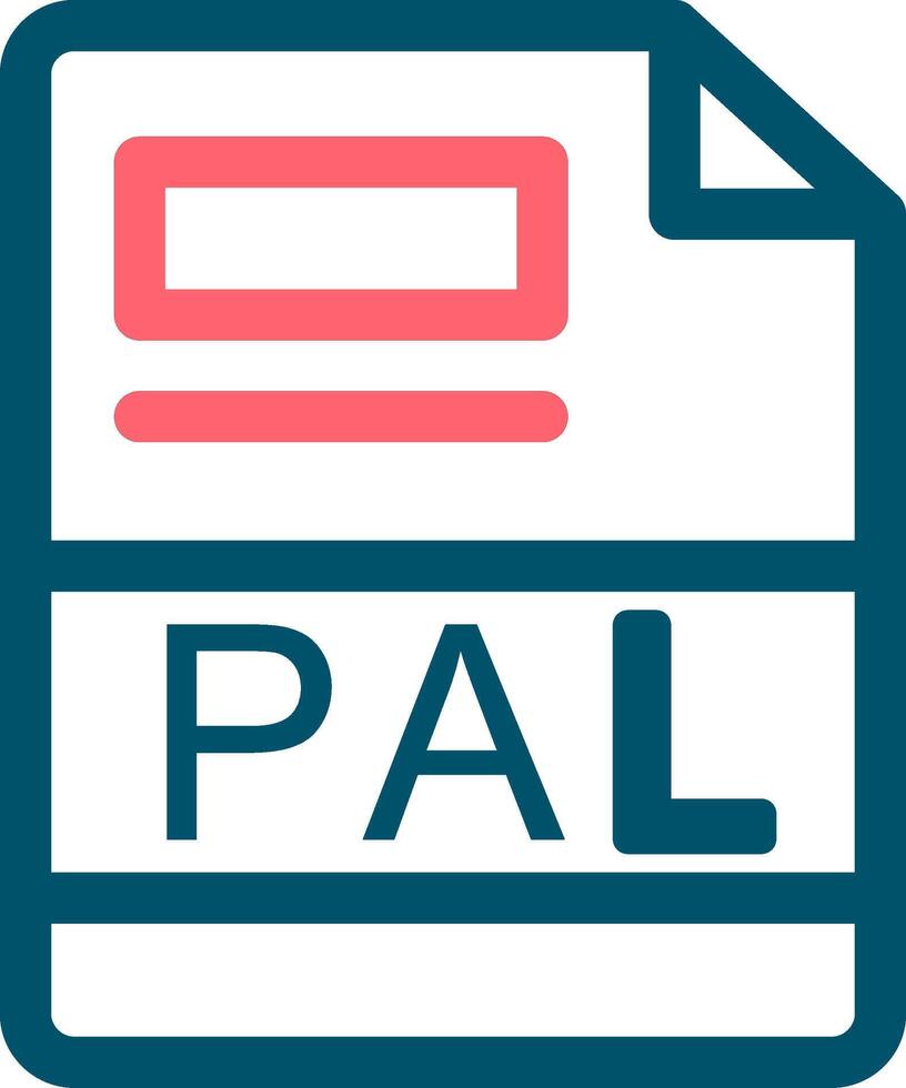 PAL Creative Icon Design vector