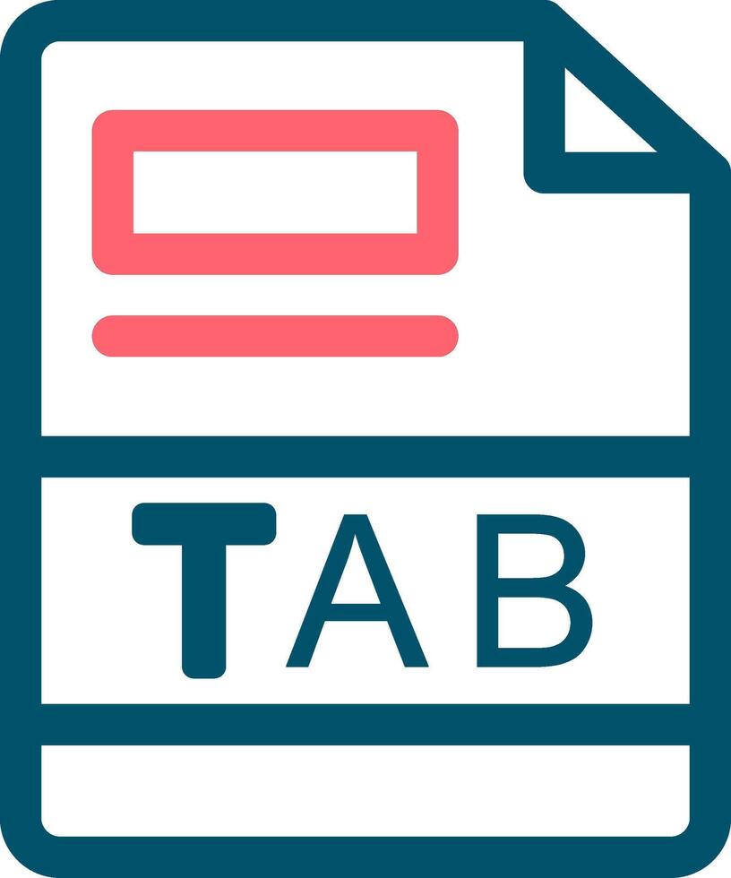 TAB Creative Icon Design vector