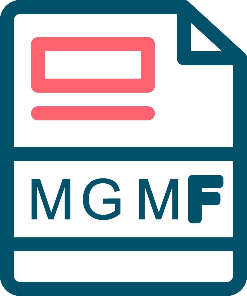 MGMF Creative Icon Design vector
