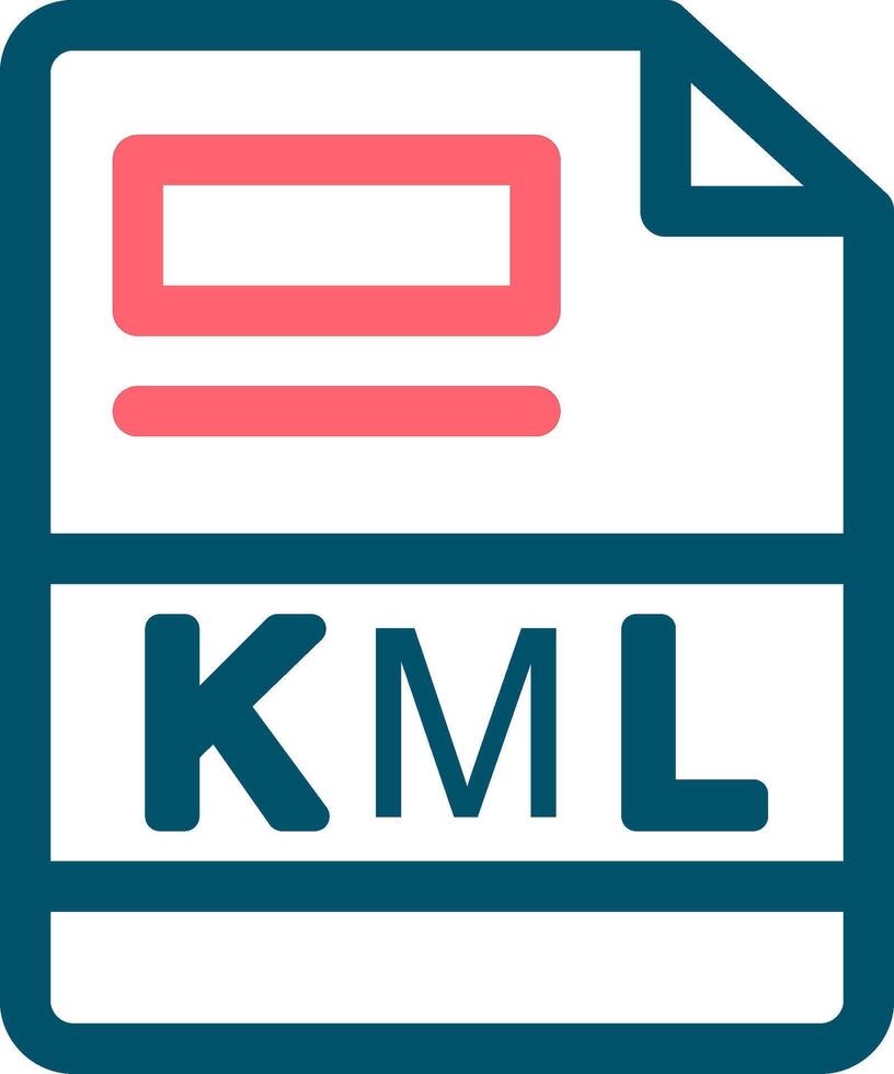 KML Creative Icon Design vector