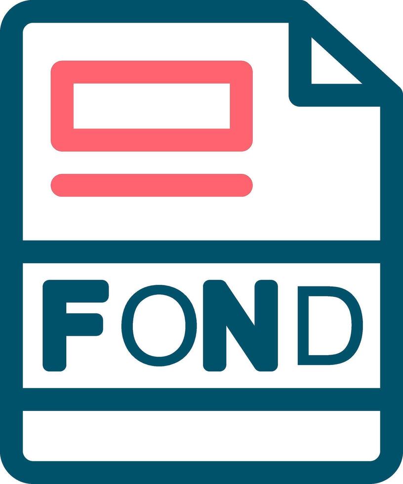 FOND Creative Icon Design vector