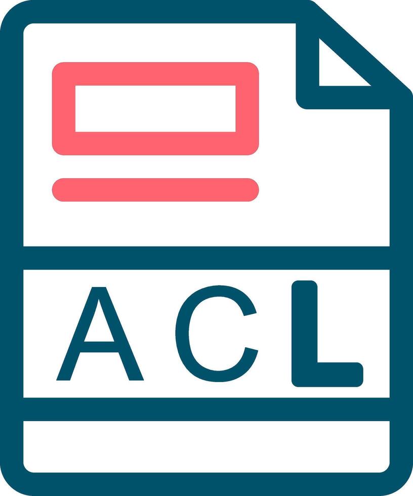 ACL Creative Icon Design vector