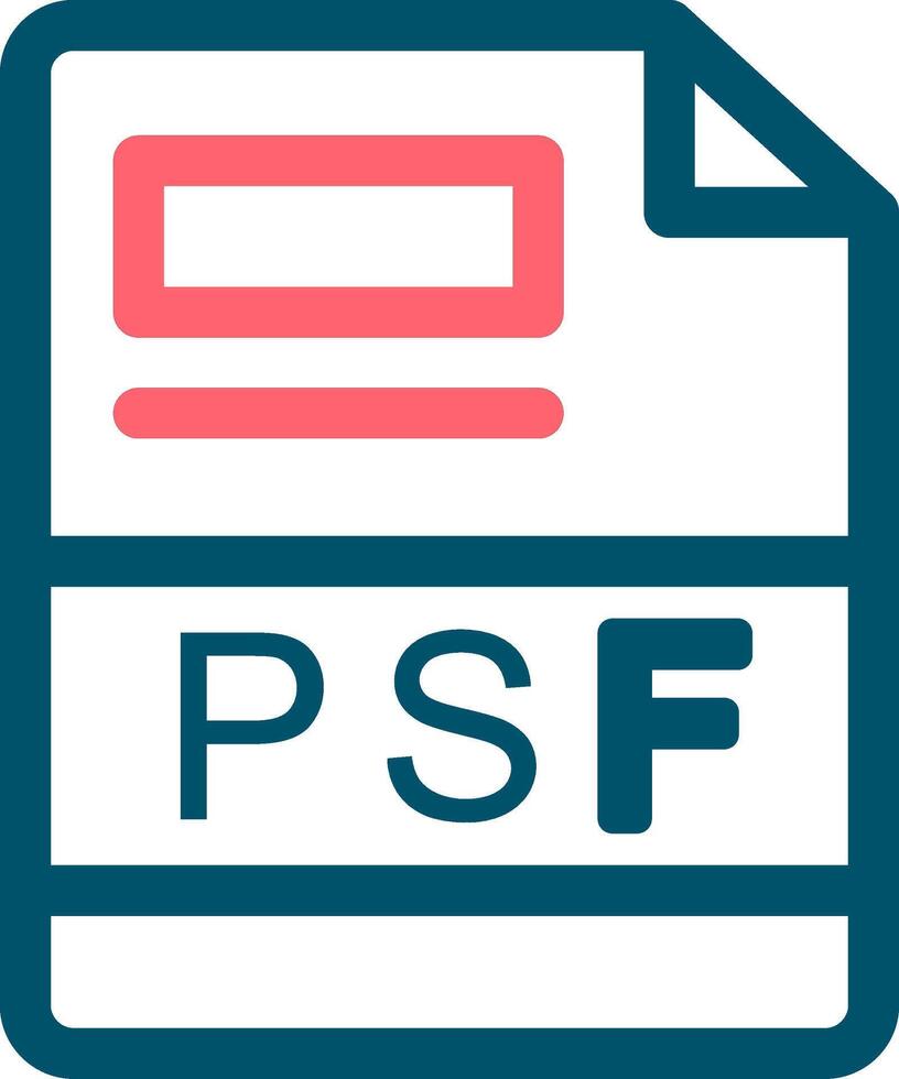 PSF Creative Icon Design vector