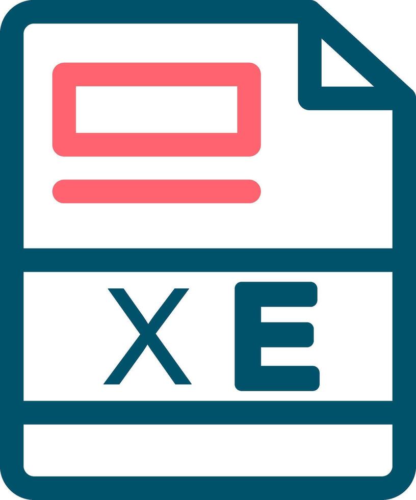 XE Creative Icon Design vector