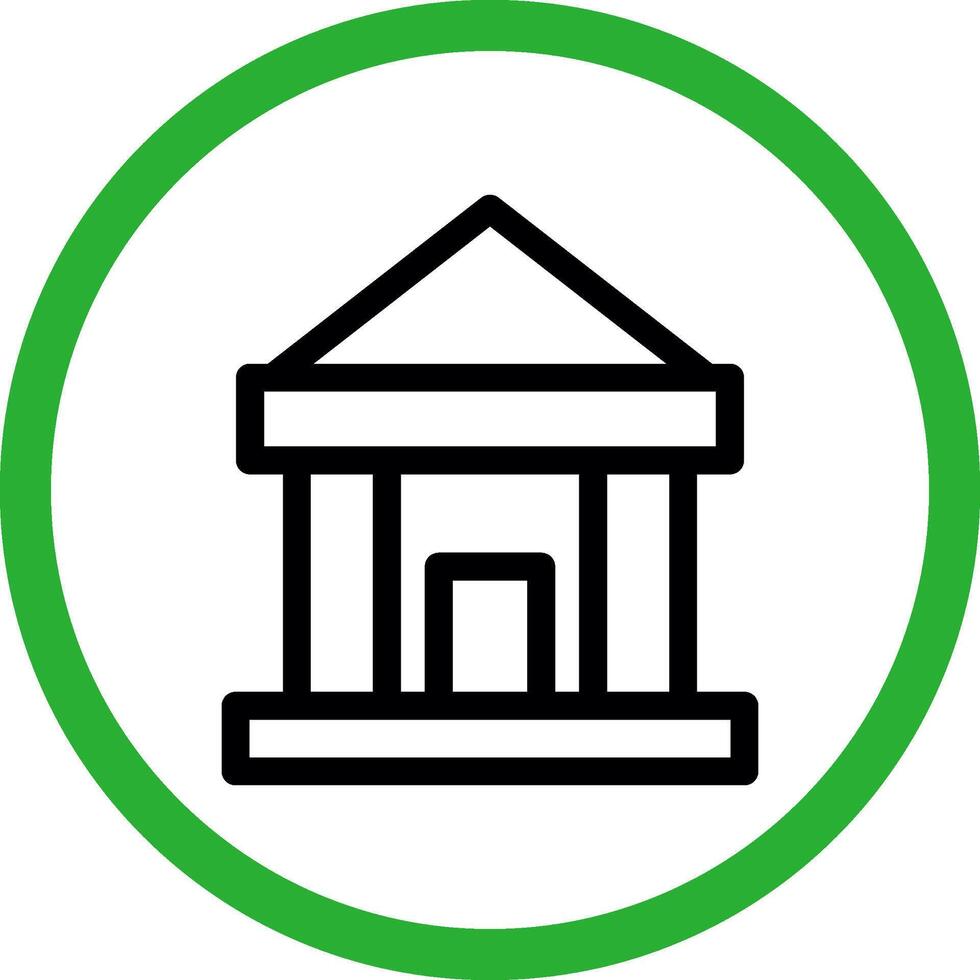 Bank Creative Icon Design vector