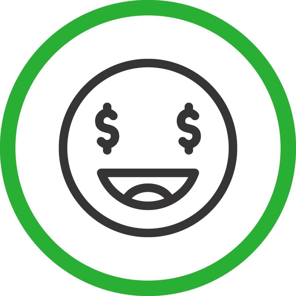 Greedy Creative Icon Design vector