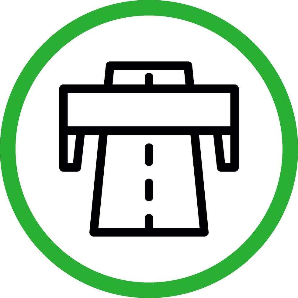 Motorway Creative Icon Design vector