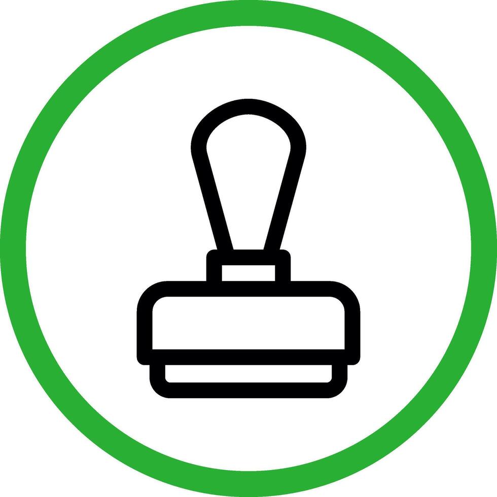 Stamp Creative Icon Design vector