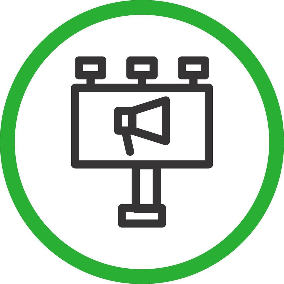 Billboard Creative Icon Design vector