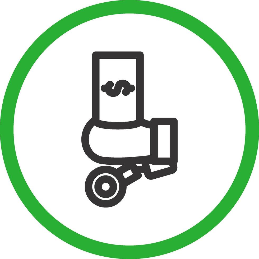 Corruption Creative Icon Design vector