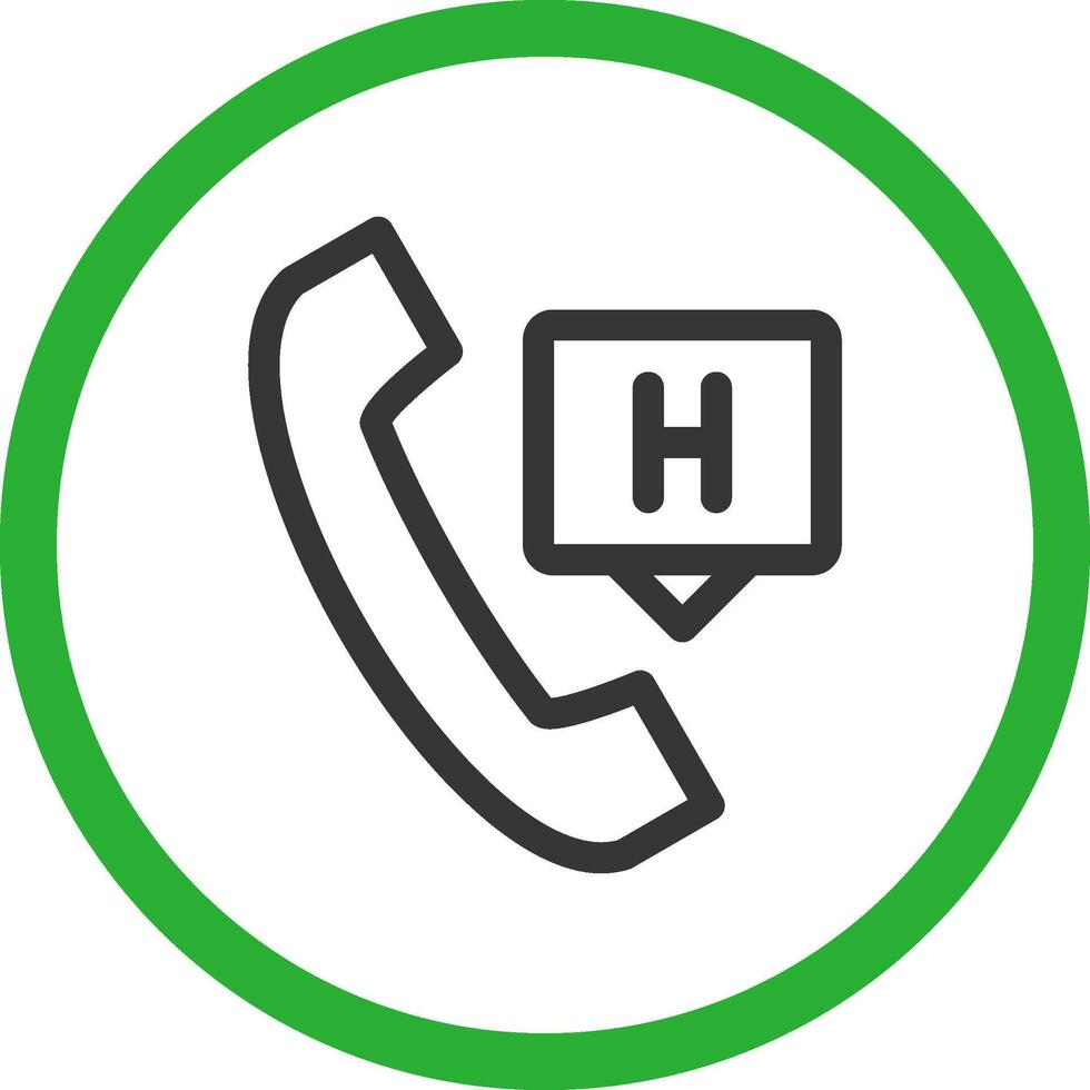 Emergency Call Creative Icon Design vector