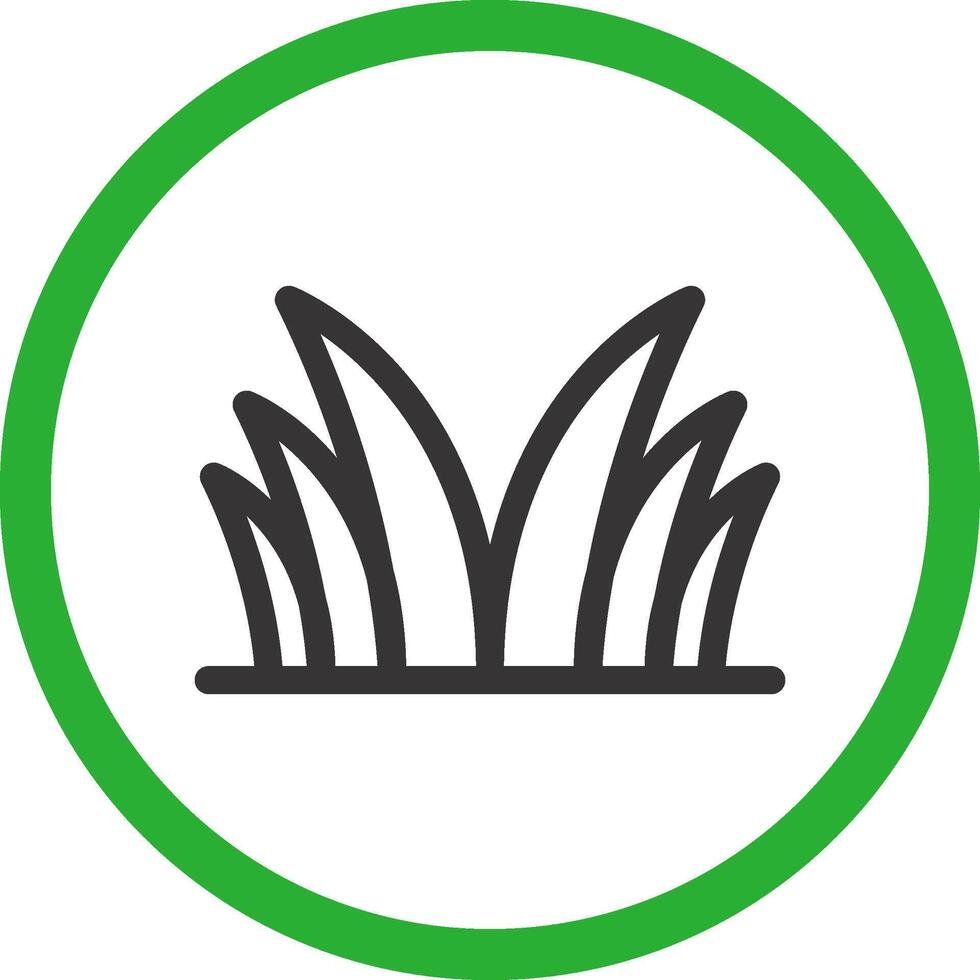 Grass Creative Icon Design vector