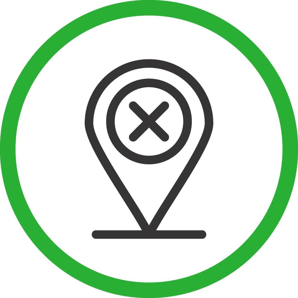 Wrong Creative Icon Design vector