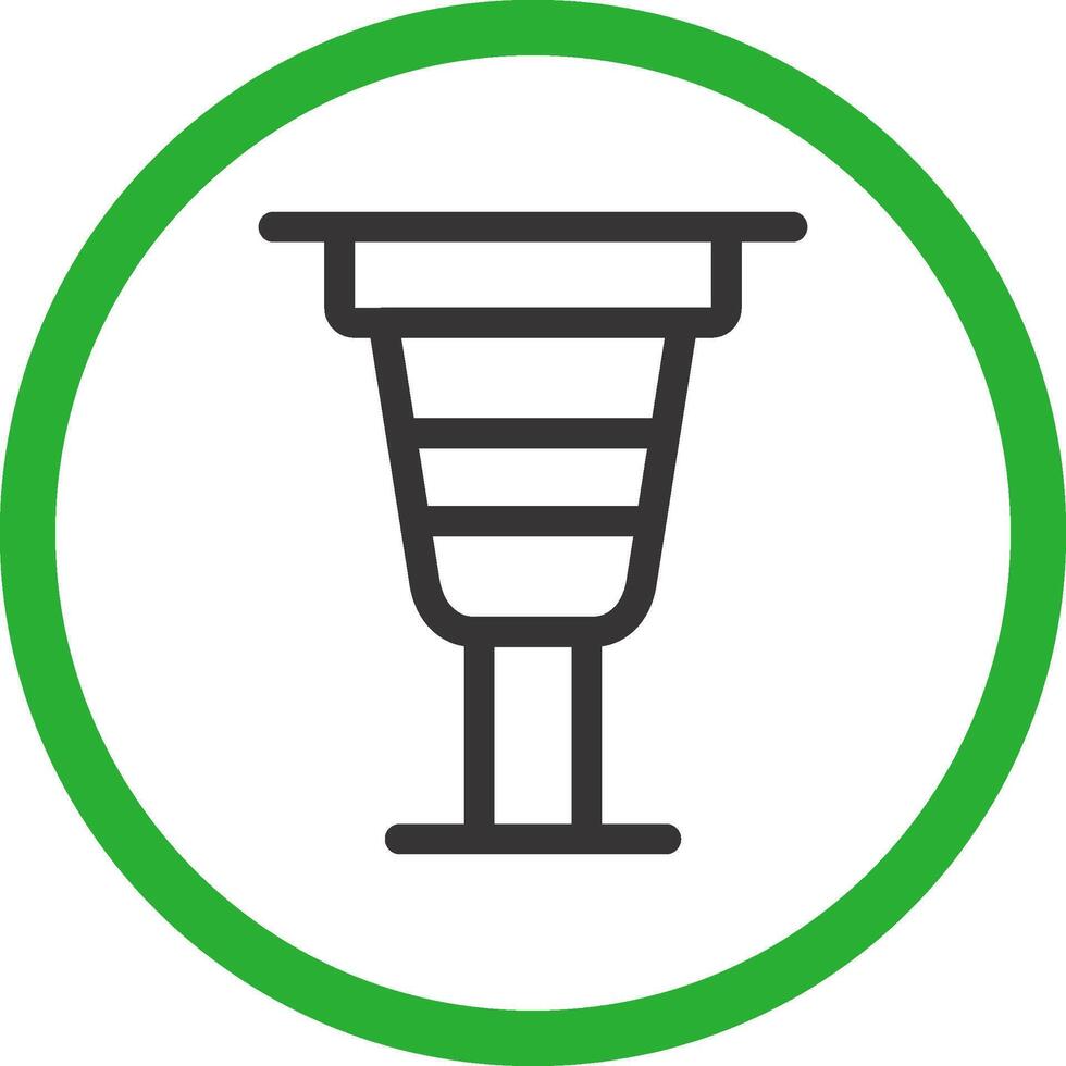 Peg Leg Creative Icon Design vector