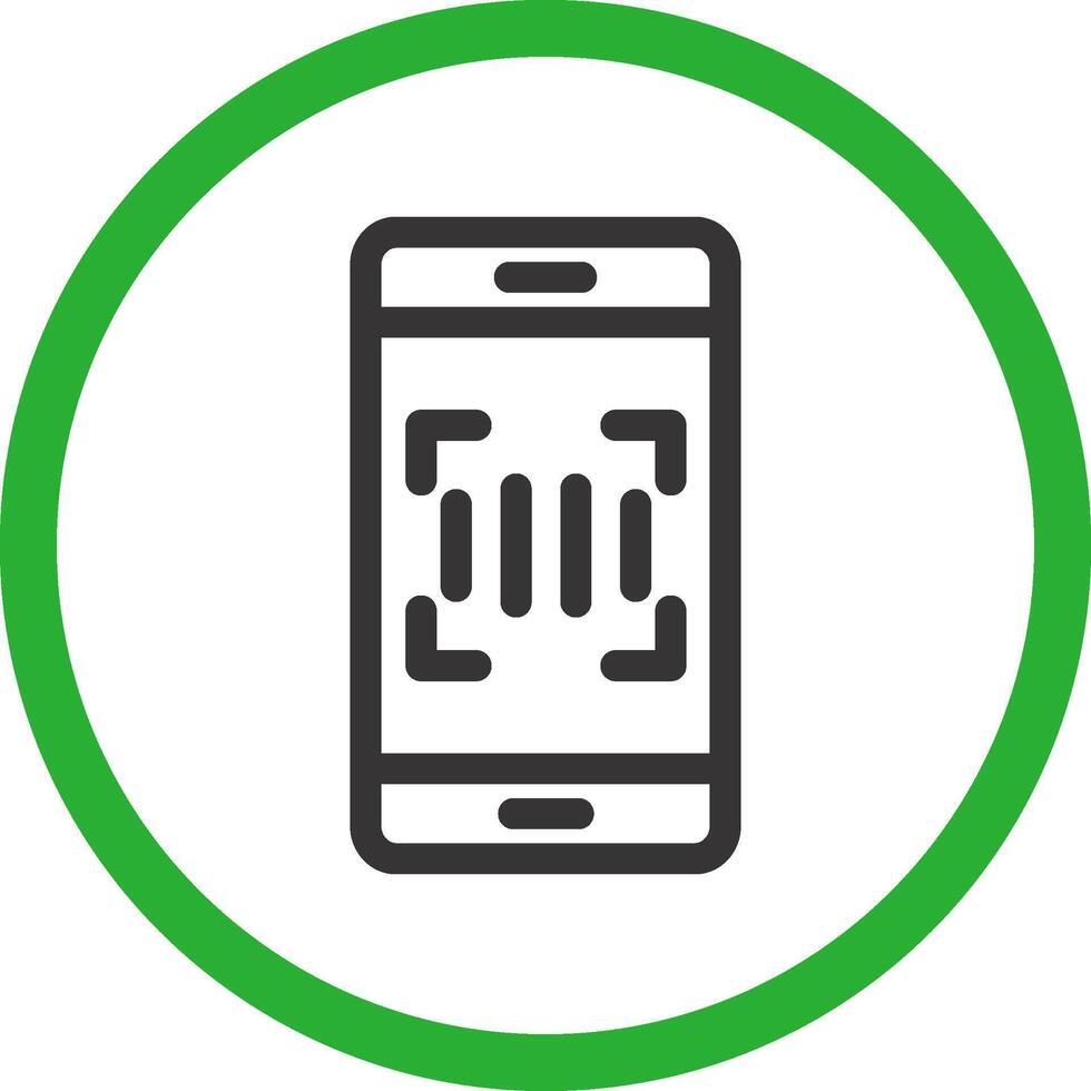 Barcode Creative Icon Design vector
