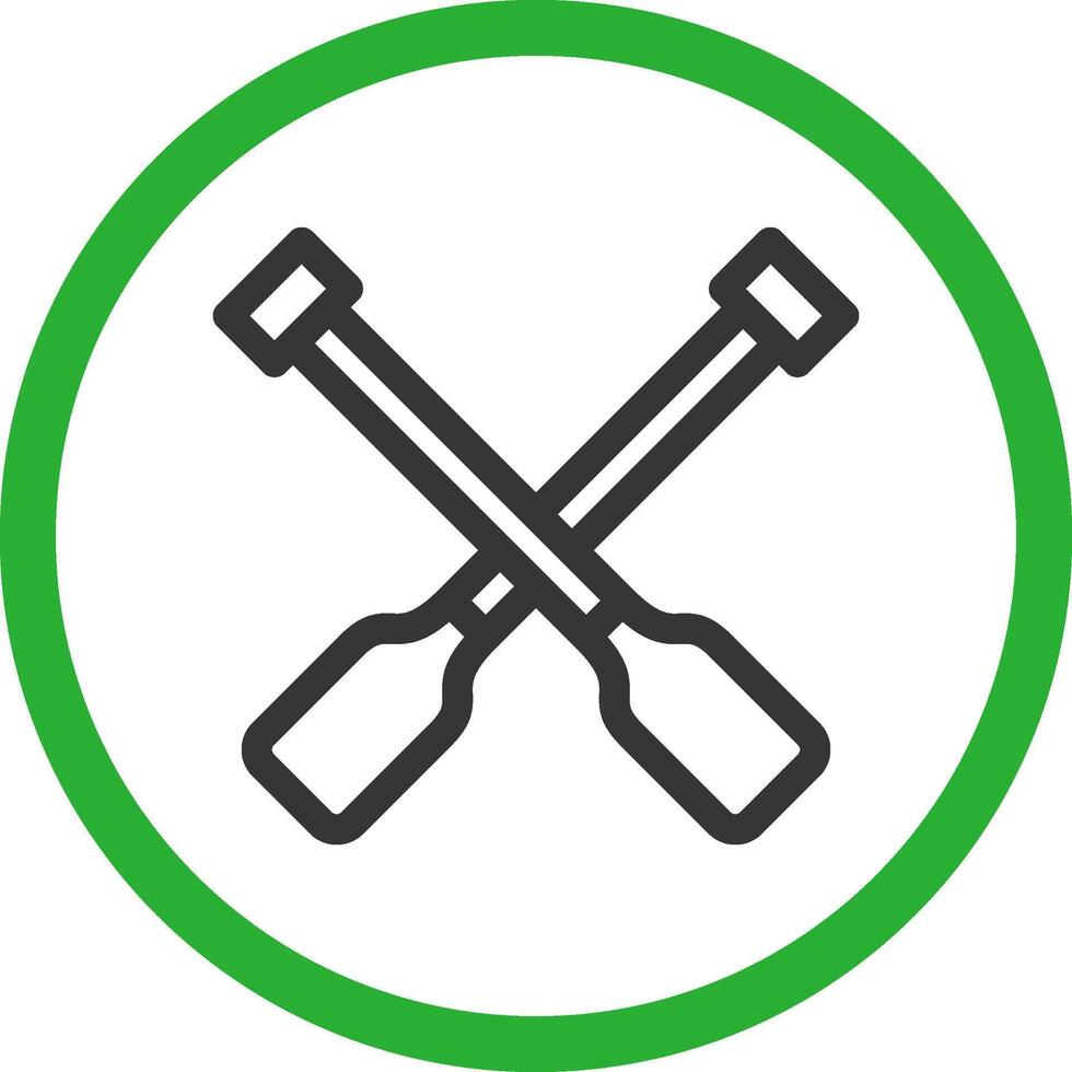 Rowing Creative Icon Design vector