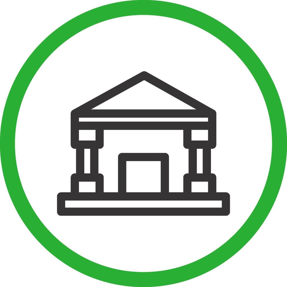 Bank Creative Icon Design vector