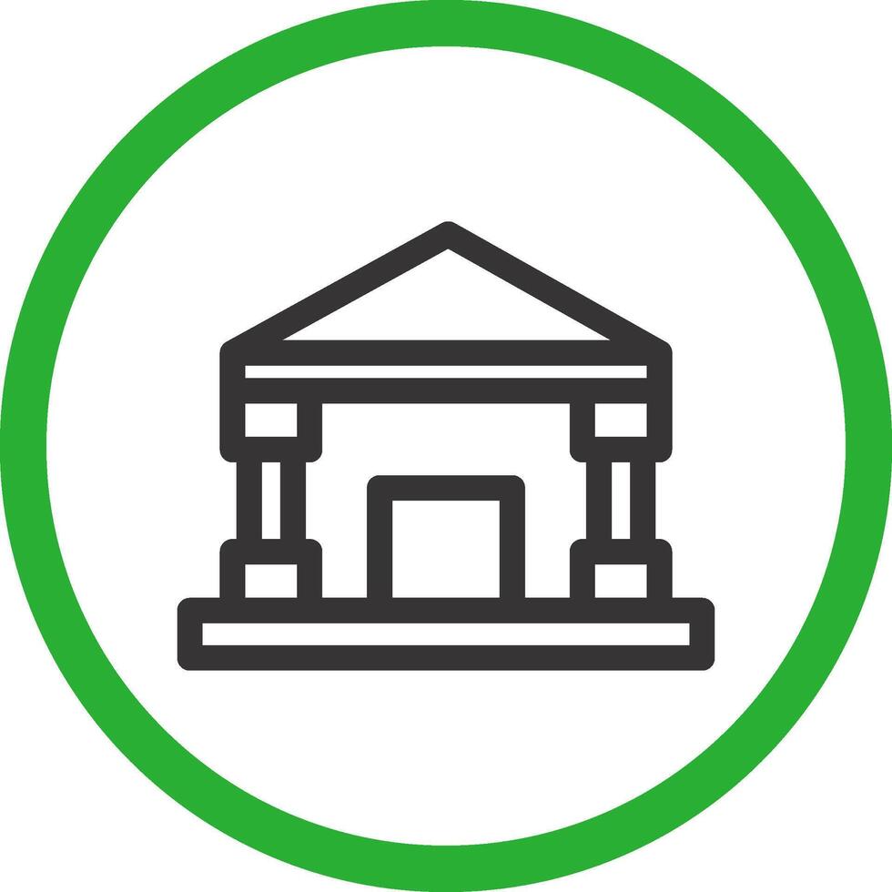 diseño de icono creativo de banco vector