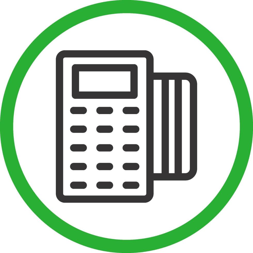 Pos Terminal Creative Icon Design vector