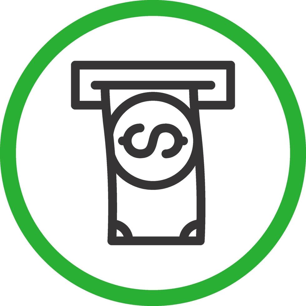 Withdrawal Creative Icon Design vector